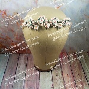 One Of A Kind Kawaii Cat Charm Flower Headband